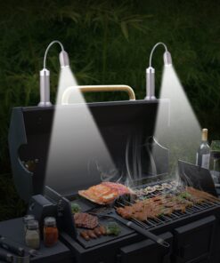 IMAGE Magnetic Ultra-Bright Barbecue Grill Light with Super Bright LED Lights, Magnetic Base Flexible Gooseneck BBQ Light for Grilling,Adjustable Any Gas,Charcoal,Electric Grill White- 1 Pair 33 716RtFo8acL