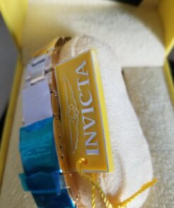 Invicta Men's Pro Diver 40mm Gold Tone & Rose Gold Tone Stainless Steel Quartz Diamond Accented Watch, Gold/Rose (Model: 12820, 12821) Gold-Tone/Silver-Tone 29 716RzRtSbL