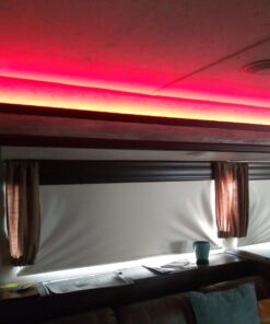 DAYBETTER Led Strip Lights 16.4ft Waterproof Color Changing Led Lights with Remote Controller 39 716Sv ziNwL