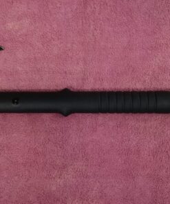 M48 Tactical Tomahawk Military Axe - Black Color | 3 ⅞” Cast Stainless Steel Combat Axe with Piercing Spike | Nylon Cord Wrapped Fiberglass Handle | Camping and Tactical Gear | 15” Length 42 716UkVsC wL