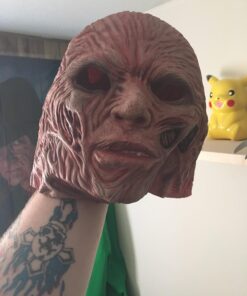 A Nightmare On Elm Street Freddy Krueger Costume Deluxe Overhead Mask One Size Red 13 716Up TKMOL