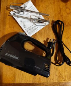 Proctor Silex Easy Mix 5-Speed Electric Hand Mixer with Bowl Rest, Compact and Lightweight, 100 Watts of Peak Power, Black 25 716UpJQyvBL