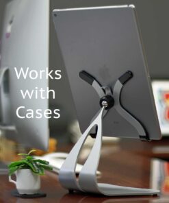 Thought Out Stabile PRO Pivoting iPad Stand - Black - Made in USA - Compatible with Apple iPad 18 716UvXWPSL