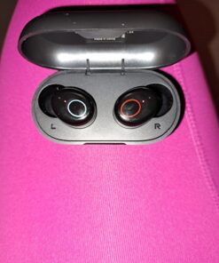 kurdene Bluetooth Wireless Earbuds, S8 Deep Bass Sound 38H Playtime IPX8 Waterproof Earphones Call Clear with Microphone in-Ear Bluetooth Headphones Comfortable for iPhone, Android Small Black 31 716VT59NaL