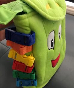 Buckle Toys - Buddy Activity Backpack - Educational Pre-K Learning Activity Toy - Zippered Pouch for Storage - Great Gift for Toddlers and Kids 59 716Vjp1Y2DL