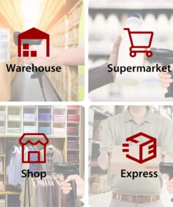 Esky Barcode Scanner with Stand, Wired Handheld Bar Code Scanner with Adjustable Stand, Automatic 1D USB Laser Scanner Support Windows/Mac/Linux for POS System Sensing, Store, Supermarket, Warehouse 1D - 1Pack 13 716WCPMEFlL