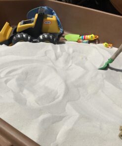 Sandtastik Sparkling White Play Sand, 25 lb (11.3 kg) - Fill Sandboxes, Sand Trays, Sensory Tables, Water Tables! Scoop, Mold & Pour This Premium Non-Toxic Sand 25-Pound 45 716Wx4A7duL