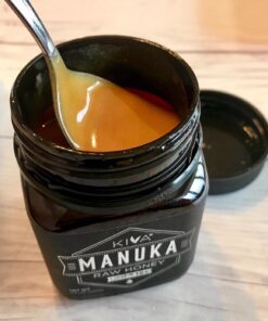Kiva Raw Manuka Honey, Certified UMF 15+ | MGO 514+ | 100% Pure Genuine New Zealand (8.8oz/250g Bottle) | Non-GMO | No Antibiotics | Traceable | UMF & MGO Certified 49 716X2qGmH6L