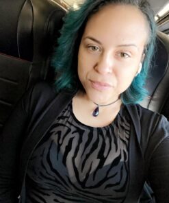 MANIC PANIC Atomic Turquoise Hair Dye - Classic High Voltage - Semi Permanent Bright Neon Aqua Blue Hair Color With Green Undertones - Vegan, PPD & Ammonia Free (4oz) 32 716XF Dz7L