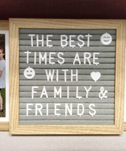 Oak letters Best Friend Picture Frame with Customizable Letter Board | Cute & Meaningful Personalized Picture Frame for Mom, Bff, Besties, Sister, Aunt, Cousin | Memorial picture frame Standard Natural Oak 27 716Y4bNpoEL