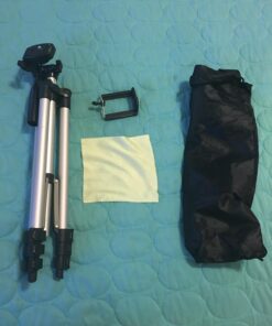 Acuvar 50" Smartphone, Camera & Camcorder Tripod with Phone Mount to Fit All Phones, iPhone & All Samsung Galaxy Android & Nikon Canon Sony Olympus Fuji Cameras & Much More with Carrying Bag Universal Mount 52 716Y6xFefjL 1