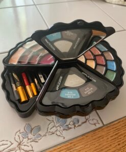 BR Makeup set - Eyeshadows, blush, lip gloss, mascara and more Black 22 716ZtiI0uxL