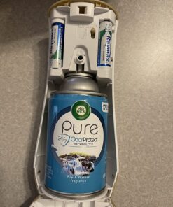 Air Wick Automatic Air Freshener Spray Refill, 2ct, Fresh Waters, Odor Neutralization, Essential Oils 21 716ZwPPdTL