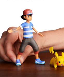 Pokemon 4.5-Inch Feature Battle Action Figure, Features Ash and Launch into Action 2-Inch Pikachu 11 716aBtKEZvL