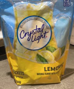 Crystal Light Sugar-Free Lemonade Naturally Flavored Powdered Drink Mix 16 Count Pitcher Packets 16 Count (Pack of 1) 19 716aC7UWDKL