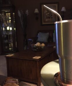 4 Bend Stainless Steel Straws Extra LONG fits 30 oz & 20 oz Yeti Tumbler Rambler Cups - CocoStraw Brand Drinking Straw (4 Bend Straws) Fine 22 716au9g33BL