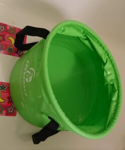 Premium Collapsible Bucket by Freegrace - Compact Portable Folding Water Container - Lightweight & Durable - Includes Handy Tool Mesh Pocket Green 16L 22 716azMv KIL 2