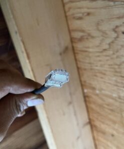 Klein Tools VDV226-110 Ratcheting Modular Data Cable Crimper / Wire Stripper / Wire Cutter for RJ11/RJ12 Standard, RJ45 Pass-Thru Connectors 44 716b mfurcL