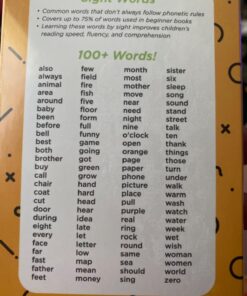Think Tank Scholar 520 Sight Words Flash Cards (Award-Winning) Set - Preschool (Pre K) Kindergarten 1st 2nd 3rd Grade Homeschool (Kids Ages 3, 4, 5, 6, 7, 8, 9) Dolch & Fry High Frequency Sight Word Sight Words Bundle 54 716bQpw51hL