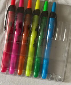 Sharpie Retractable Highlighters, Chisel Tip, Assorted, 8 Count 8 Count Assorted 39 716bybZYOyL