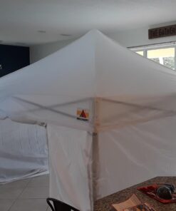 ABCCANOPY Heavy Duty Ez Pop up Canopy Tent with Sidewalls 10x10, White 54 716c9cIhROL
