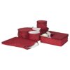 Richard's Homewares - Quilted China Keepers 6pc. Starter Set - Crimson 11 716cGdD1 WL