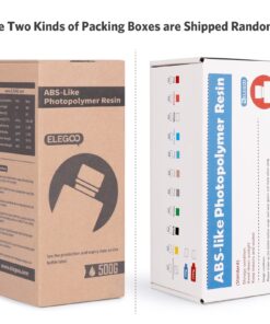 ELEGOO ABS-Like 3D Printer Resin LCD UV-Curing Resin 405nm Standard Photopolymer Resin for LCD/MSLA/DLP 3D Printing Grey 500g ABS Grey 500g 45 716cWseEjHL