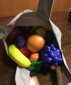 Learning Resources Fresh Picked Fruit And Veggie Tote, 17 Piece, Age 18 months+, Multicolor,8 L x 9 W in One Size 38 716eNibLJ7L