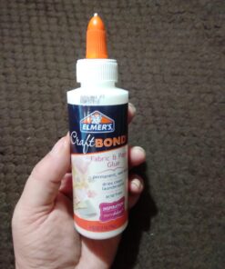 Elmer's E431 Craft Bond Fabric and Paper Glue, 4 oz, Clear 29 716eSjauQTL