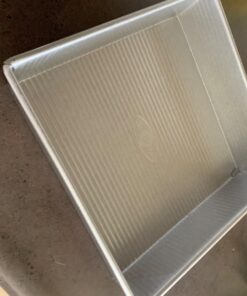 USA Pan Bakeware Square Cake Pan, 9 inch, Nonstick & Quick Release Coating, Made in the USA from Aluminized Steel 9-Inch 29 716fAQrCqIL