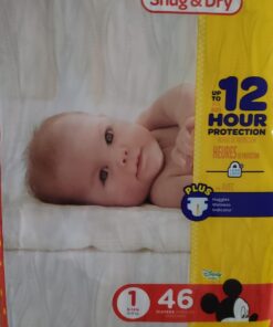 HUGGIES Snug & Dry Baby Diapers, Size 1 (fits 8-14 lbs.), 276Count, ECONOMY PLUS (Packaging May Vary) 10 716fRWdp1DL