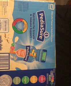 PediaSure Grow & Gain with Immune Support, Kids Protein Shake, 27 Vitamins and Minerals, 7g Protein, Helps Kids Catch Up On Growth, Non-GMO, Gluten-Free, Vanilla, 8 Fl Oz (Pack of 24) 8 Fl Oz (Pack of 24) 30 716g WGd7L