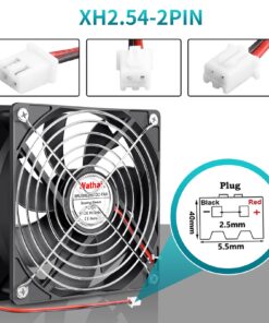 Wathai 120x120x25mm 120mm 12V 0.45A 2Pin DC Brushless Cooling Fan 12V 2Pin 3000RPM 12 716gquUu3LL