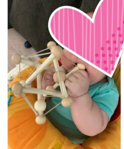 Manhattan Toy Skwish Natural Rattle and Teether Grasping Activity Toy 30 716gwmI27CL