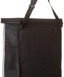 Alternative view of Scossa Car Garbage Can. Waterproof!. Now Bigger with 3 Side Pockets for Toys, Snacks, Cans, Drinks. (Black)