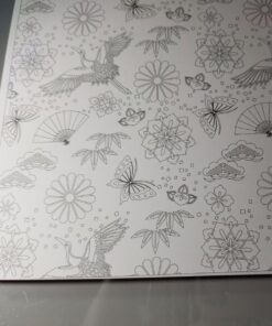 Vive Le Color! Japan (Adult Coloring Book): Color In; De-stress (72 Tear-out Pages) 83 716hJxUp3RL