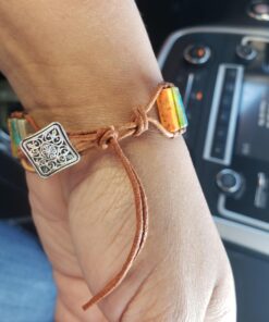 Plumiss 7 Chakra Bracelets for Women Boho Handmade Natural Jasper Stone Healing Energy Bead Leather Wrap Bracelet Jewelry Collection Chakra Jasper 40 716hWpY wL