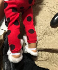 Sophia's Doll Bunny Slipper Shoes with Fluffy Rabbit Ears and Stitched Nose Accessory for 18" Dolls, White Furry Bunny 42 716hlPi3SFL