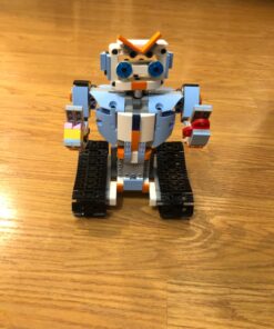 AOKESI Building Block Robot Kits for Kids, Remote & APP Control Robot Snap Together Engineering Kits STEM Building Toys Best Gift for 6, 7, 8 and 9+Year Old Boys and Girls Blue New 19 716iIXW3pCL