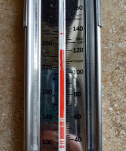 Candy Thermometer Deep Fry/Jam/Sugar/Syrup/Jelly Thermometer with Hanging Hook Cooking Thermometer Food Thermometer Quick Reference Temperature & Pot Clip Silver 34 716kXxwBMwL