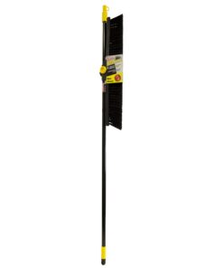 Quickie Bulldozer Smooth-surface Push Broom 24 inch, Black, Indoor and Outdoor Cleaning, Steel Handle, Professional-Grade, Sweep Home/Garage/Kitchen/Hallways (538) Smooth Surface Standard 6 716kZ1DTQpL