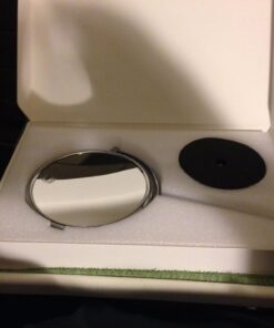 MIRRORVANA 10X Magnifying Makeup Mirror on Stand for Bedroom and Bathroom, Free Standing Desk & Table Mirror, Double Sided 10X/1X Magnification, 35cm Tall 18cm Wide 18cm (7-inch) Diameter 38 716kdexKesL