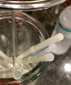 Tablecraft Coca-Cola Glass Straw Dispenser with Metal Lid, Small 28 716kiaYqYuL