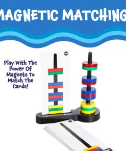 Alternative view of Magnetic Match Rings, Magnet Matching Game STEM Learning Toy for Kids Standard