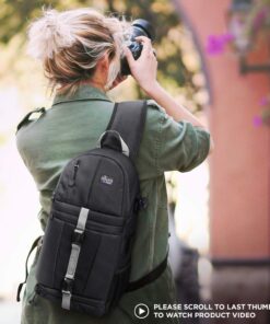 Altura Photo Camera Sling Bag DSLR - Camera Backpack for Canon, Nikon, Sony & GoPro Bag - Crossbody Camera Bag for Photographers - Camera Accessories 46 716lAhQV7aL 1