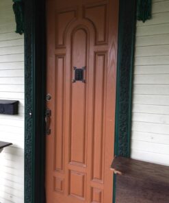 A29 Hardware Cast Iron Speakeasy Door Grill/Grille with Viewing Door, Black Powder Coat Finish, Medium Size Medium-Black 59 716lhywi8vL