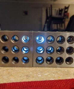 BL-123 Pair of 1" x 2" x 3" Precision Steel 1-2-3 Blocks Original version 28 716m OHwqOL