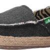 Sanuk Women's Fiona Flat 6 Charcaol 8 716mQJr7iTL