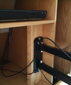 Mount-It! Full Motion TV Wall Mount With Articulating Arm | Tilt, Swivel, and Rotation Motion Mount | Flat Screen Bracket for 23-55” | VESA Compatible up to 400x400 | 66 lbs Capacity 32 716n IyvfL