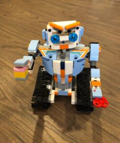 AOKESI Building Block Robot Kits for Kids, Remote & APP Control Robot Snap Together Engineering Kits STEM Building Toys Best Gift for 6, 7, 8 and 9+Year Old Boys and Girls Blue New 17 716oulTADcL